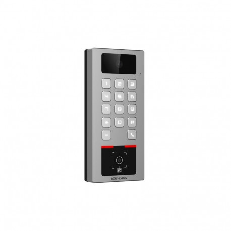 Hikvision DS-K1T502DBWX-CQR access control reader Entrance control terminal Grey
