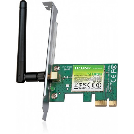 PCI Expressi adapter WN781ND 150Mbps juhtmevaba N 1x2dBi (SMA) BOX