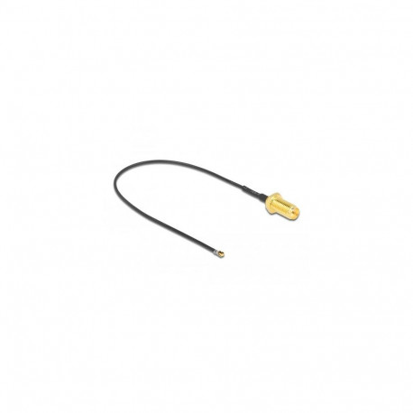 DeLOCK 12656 coaxial cable 0.2 m RP-SMA MHF 4L LK Black