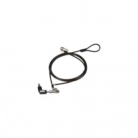 Conceptronic CUSTODIO02BNTM Keyed Dual Head Laptop Lock, Nano Lock Slot, Master Keyed Compatible, 1.