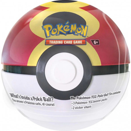 Collectible Card Game - Pokémon Scarlet & Violet: Poké Ball Tin 2025 (Pokémon, 3 booster packs, 2 st