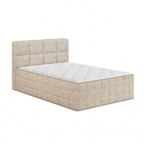 Continental bed EVENING ZONE 140x200cm, beige