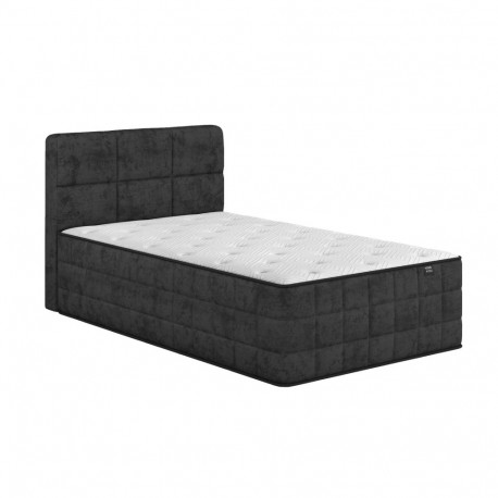 Continental bed EVENING ZONE 120x200cm, dark grey