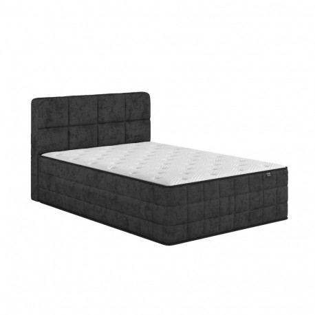 Continental bed EVENING ZONE 140x200cm, dark grey