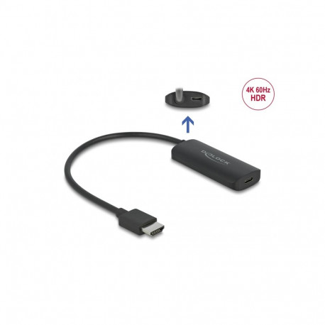 Delock Adapter HDMI-A male to USB Type-C™ female (DP Alt Mode) 4K 60 Hz