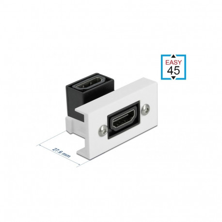 Delock Easy 45 HDMI Module angled 90° 22.5 x 45 mm
