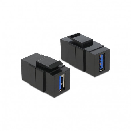 Keystone moodul: USB 3.0 A F / F, must