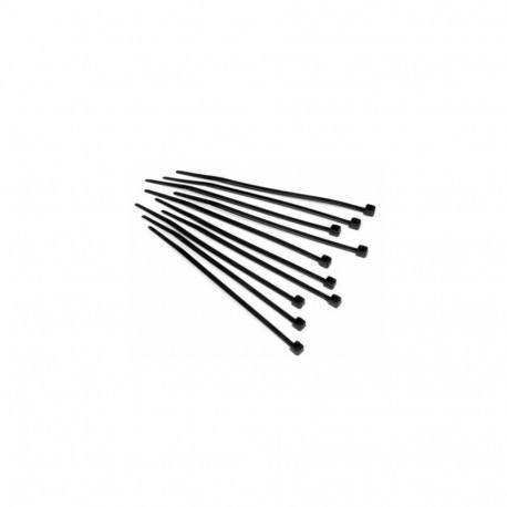 Cable tie 390 x 4,5mm, PA 6.6, black 100pcs