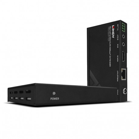 HDMI pikendaja läbi CAT6 kuni 70.0m + IR pikendaja, HD 4K 60Hz,  POC, HDBaseT HDMI 2.0, Komplekt.