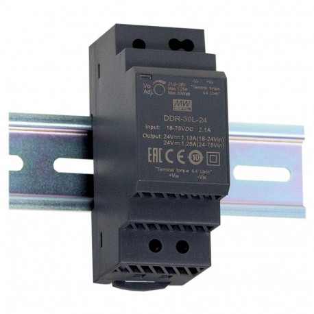 DC-DC konverter 30W 9~36V-15V 2A -30 kuni 70C°
