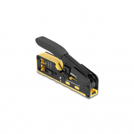 Delock Crimping Tool for 6P/8P RJ45/RJ11 plugs Cat. 5/6/7 with cutter and stripper