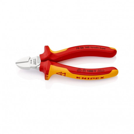 Diagonal Cutter 140mm, chrome blades, 1000V