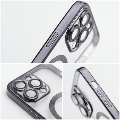 Case for Samsung A08 Electro Mag Cover compatible with MagSafe black