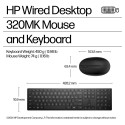 "Wired Desktop 320MK Mouse and"