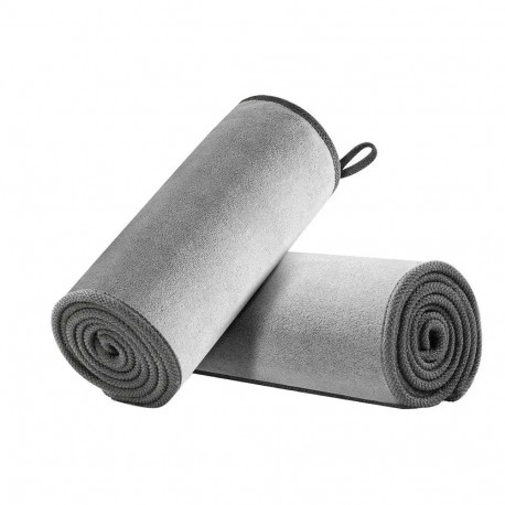 Baseus 2 x mikrokiust autokuivatuspühe, mikrokiud, 40 cm x 40 cm, hall (CRXCMJ-0G)