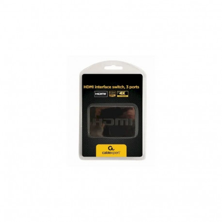 Gembird DSW-HDMI-34 HDMI Switch 3 Inputs / 1 Output 4K with Remote Control