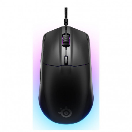 Gaming Mouse - SteelSeries Rival 3 Gen 2, TrueMove Core 8.5K DPI, 60 Million Clicks, Black