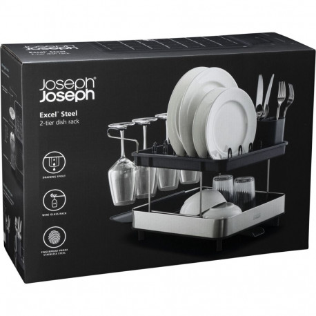 Joseph Joseph Excel 851647 piętrowa srebrny/czarny