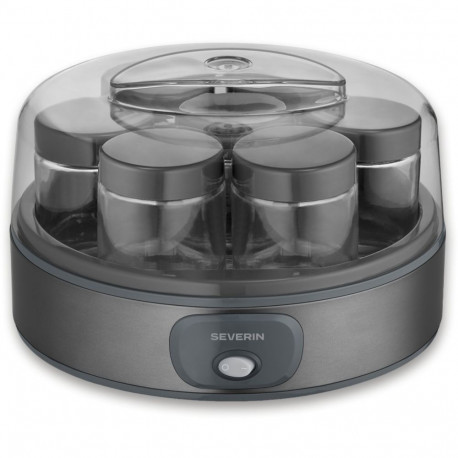 Severin jogurtimasin JG 3510, tume inox-must