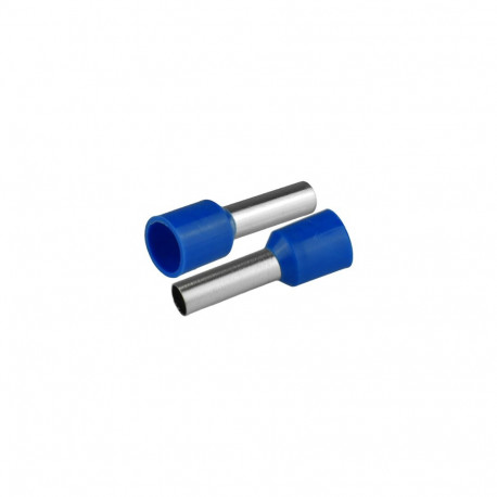 Isoleeritud otsahülss juhtmetele 1x6mm2, hülsi pikkus 20mm, sinine, 20tk