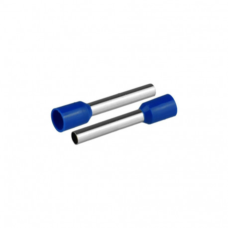 Isoleeritud juhtmehülss 1x4mm2, hülssi pikkus 25,5mm, 50tk, sinine