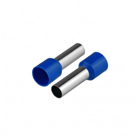 Isoleeritud juhtmeotsahülss 1x16mm² juhtmetele, hülsi pikkus 28,2mm, sinine, 20tk