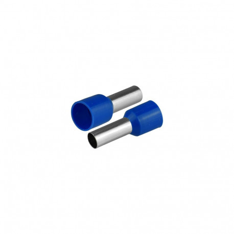 Isoleeritud juhtmeotsahülss juhtmetele 1x10mm2, hülsi pikkus 21,5mm, sinine, 20tk