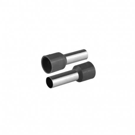 Isoleeritud juhtmeotsahülss 1x16mm2 juhtmetele, hülsi pikkus 28,2mm, hall, 50tk