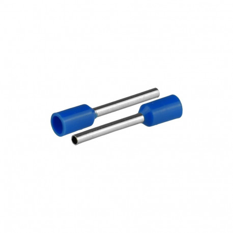 Isoleeritud juhtmeotsad juhtmetele 10,75mm², hülsi pikkus 18,4mm, 50tk, sinised