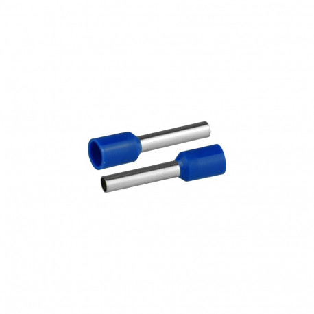 Isoleeritud juhtmeotsahülss 12,5mm2 juhtmetele, hülsi pikkus 19,2mm, 20tk, sinine