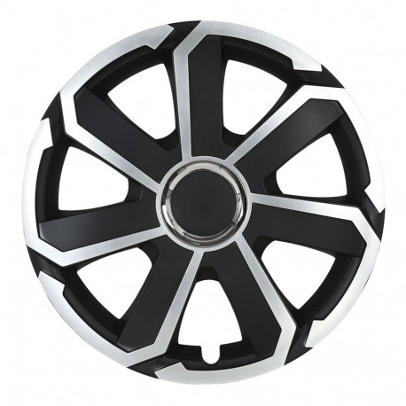 Kołpak samochodowy aerospin 16" cali czarno-srebrny