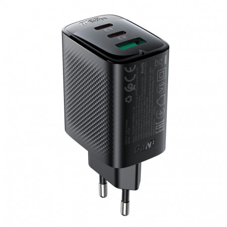 Acefast Acefast A108 GaN PD 67W 2xUSB-C 1xUSB-A Wall Charger - Black