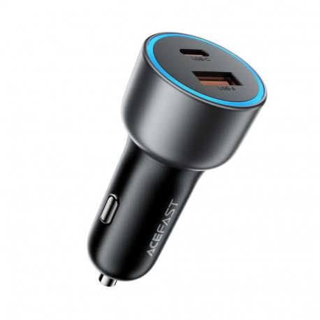 Acefast Acefast B21 75W USB-C + USB-A Car Charger - Black