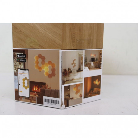 Nanoleaf SALE OUT. Elements Wood Look Hexagons Starter Kit (13 panels) | Cool White + Warm White | D