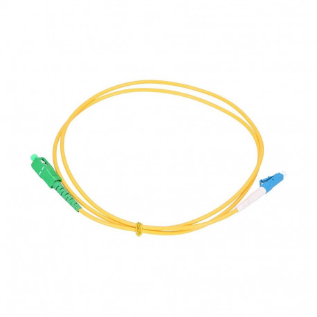 "Extralink Patchkabel SC/APC zu LC/UPC, Einzelmodus, Simplex, G657A, 3mm, 2m"