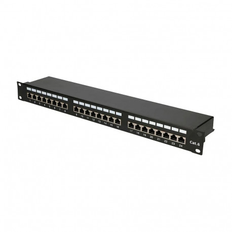 "Extralink CAT6 STP Patchpanel V2, 24 Ports"