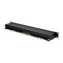 "Extralink CAT6 STP Patchpanel V2, 24 Ports"