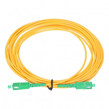 "Extralink Patchcord SC/APC zu SC/APC, Einzelmodus, Simplex, G.657A1, 3mm, 5m"