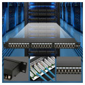 "Extralink CAT6 STP Patchpanel V2, 24 Ports"
