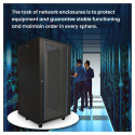Extralink serverikapp 27U 600x1000, must