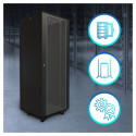 Extralink rack-kapp 32U 800x800, must