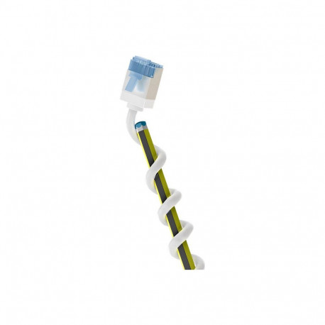 "Goobay Ultraflexibles Cat.6a Patchkabel slim, U/FTP (wei, 0,5 Meter, extrakurze Stecker)"