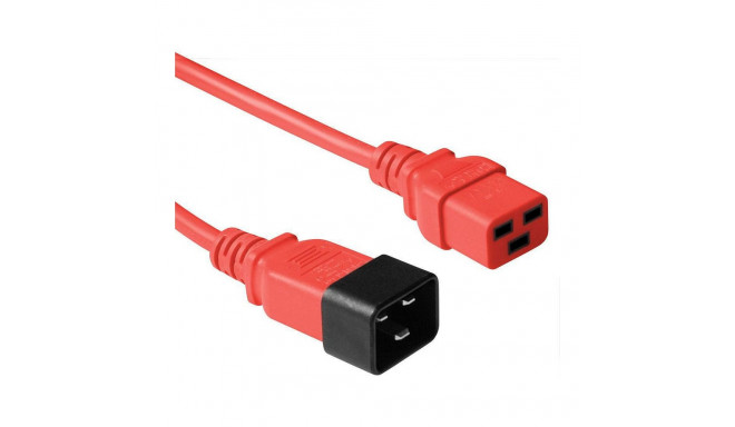 "Red power cable C20 to C19, 3M"
