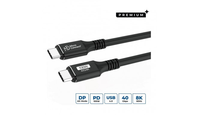 "USB-C to USB-C cable 0.25m"