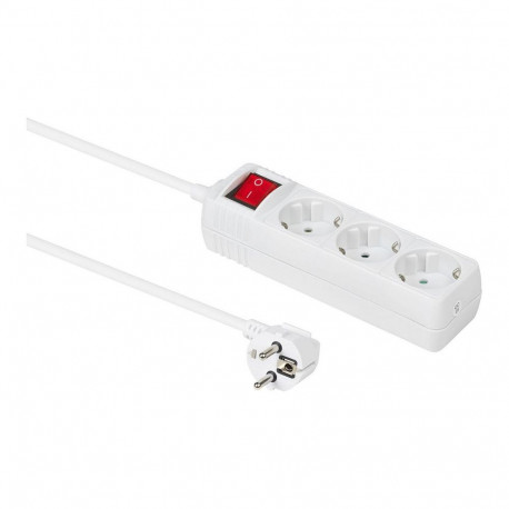 "3-way Schuko Socket on/off"