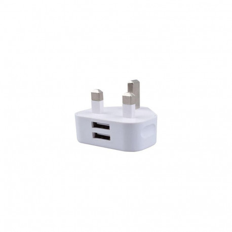 "Dual USB charger 2.1 A UK"