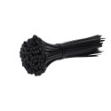 "Cable tie 100pcs Black. 203mm"