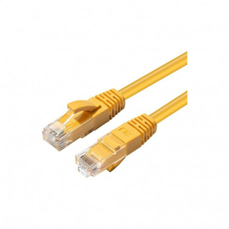 "CAT6A UTP 0.25m Yellow LSZH"