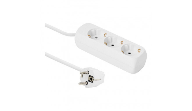 "3-way Schuko Socket 3M White"