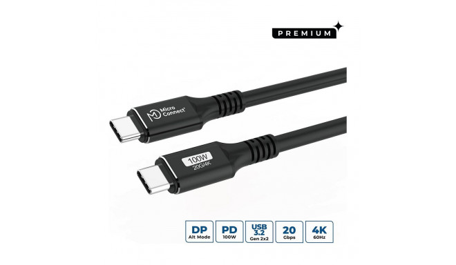 USB-C–USB-C kaabel 3m